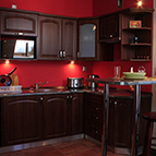 Aneks kuchenny w apartamencie 4 osobowym